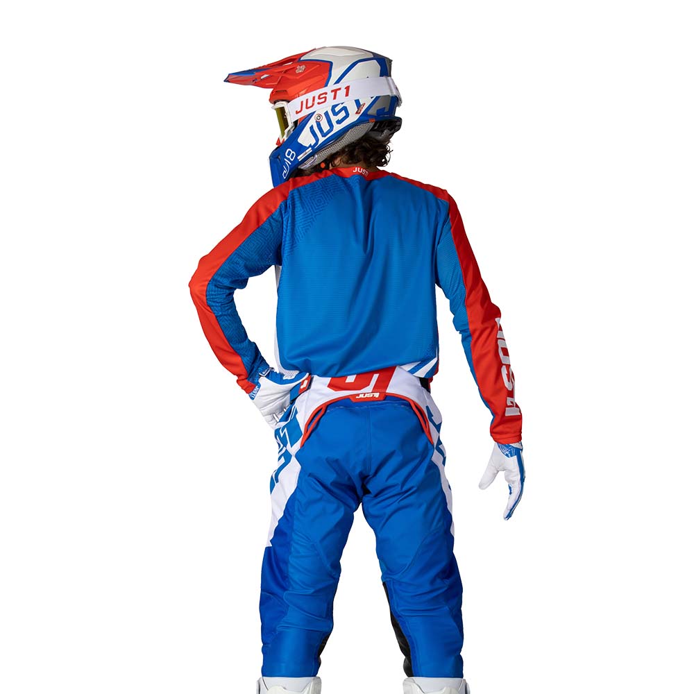 just1 mx gear J-Force Gear Vertigo Blue/White/Red - Motocross Gear