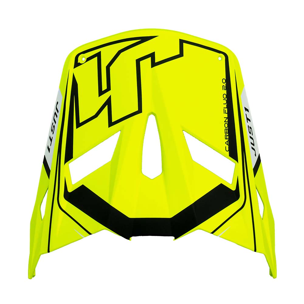 J22 Visor Peak Carbon Fluo 2.0 Yellow Fluo Black