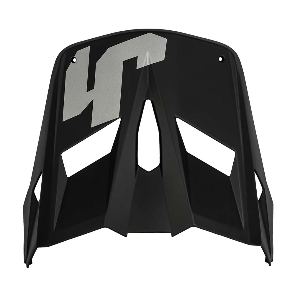 J22 Visor Peak Solid Matte Black