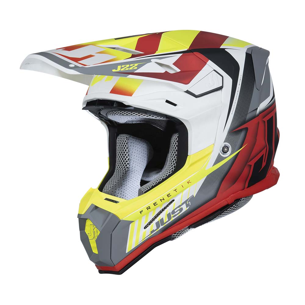 Completo Just1 J-ESSENTIAL Giallo Fluo - Morelli Moto