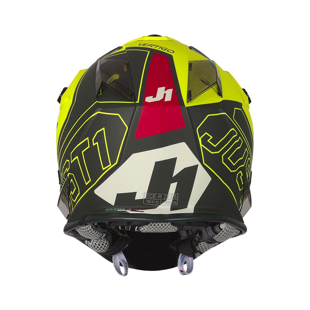 J32 Youth Vertigo Grey / Red / Fluo Yellow