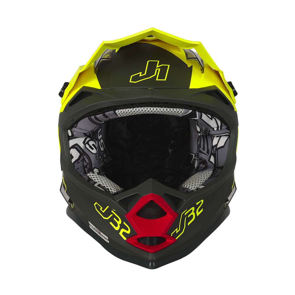 J32 Youth Vertigo Grey / Red / Fluo Yellow