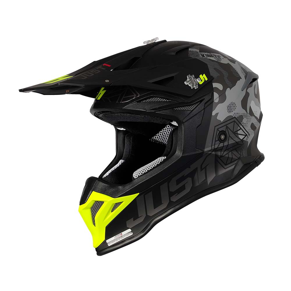 J39 Kinetic Camo Fluo Yellow / Grey / Black