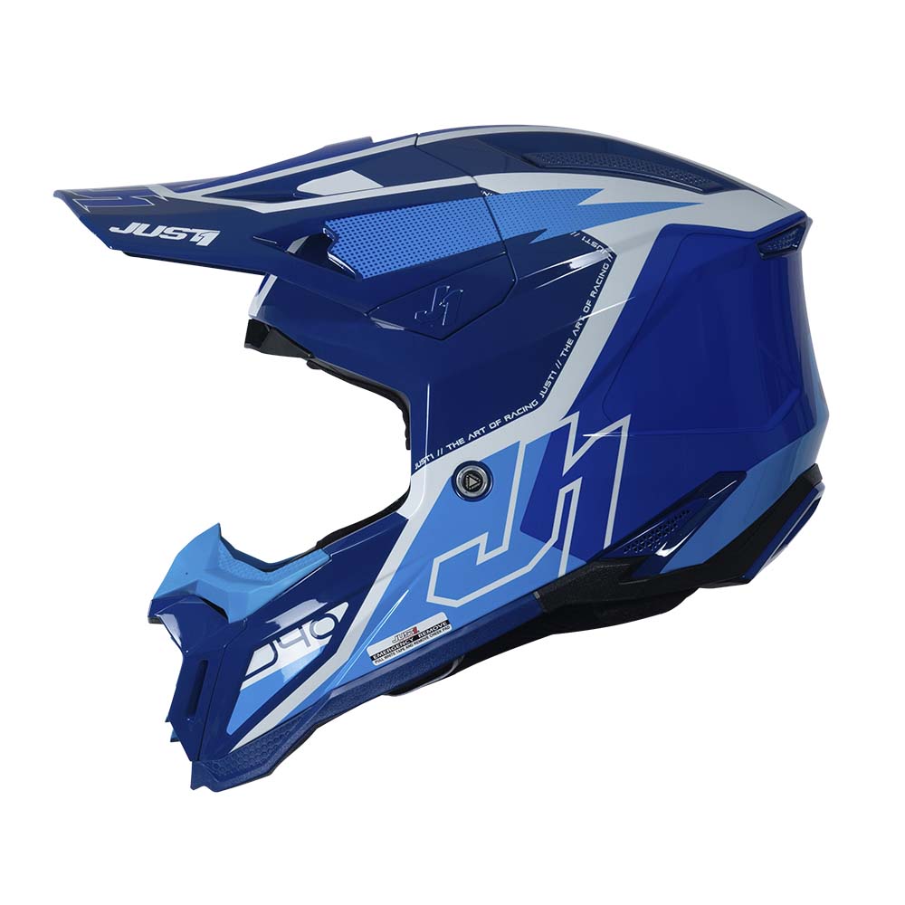 J40 Flash White / Blue