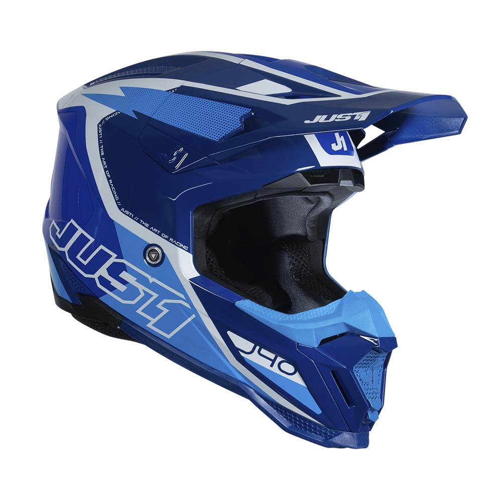 J40 Flash White / Blue