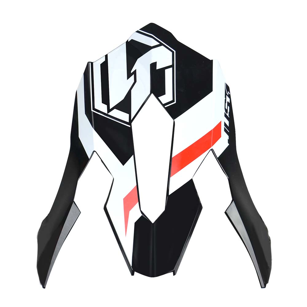 J12 Visor Peak Unit Black / White