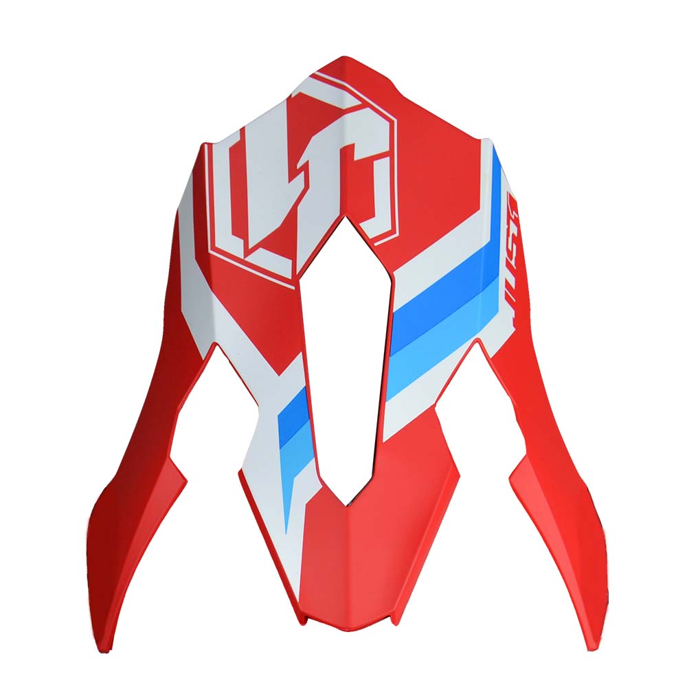 J12 Visor Peak Unit Red / White