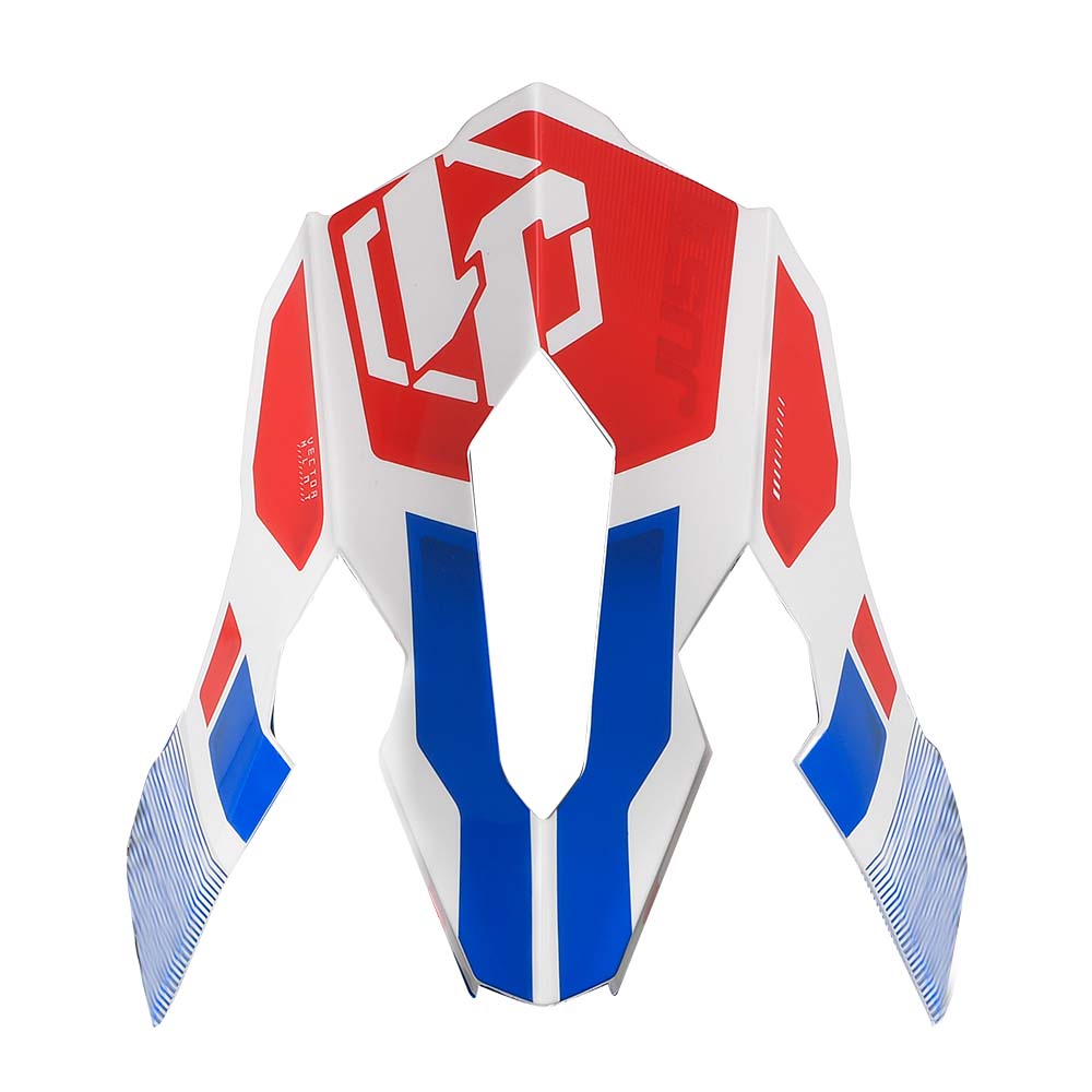 J12 Visor Peak Vector Red / Blue / White
