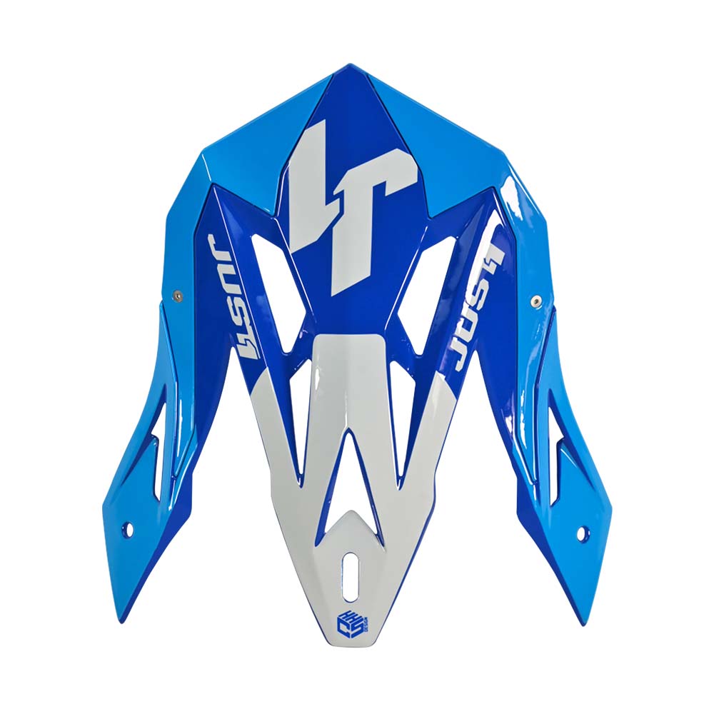 J18 Visor Peak Pulsar Blue Red White