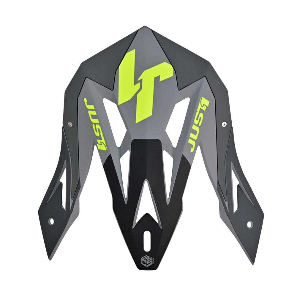 J18 Visor Peak Pulsar Yellow Grey Black