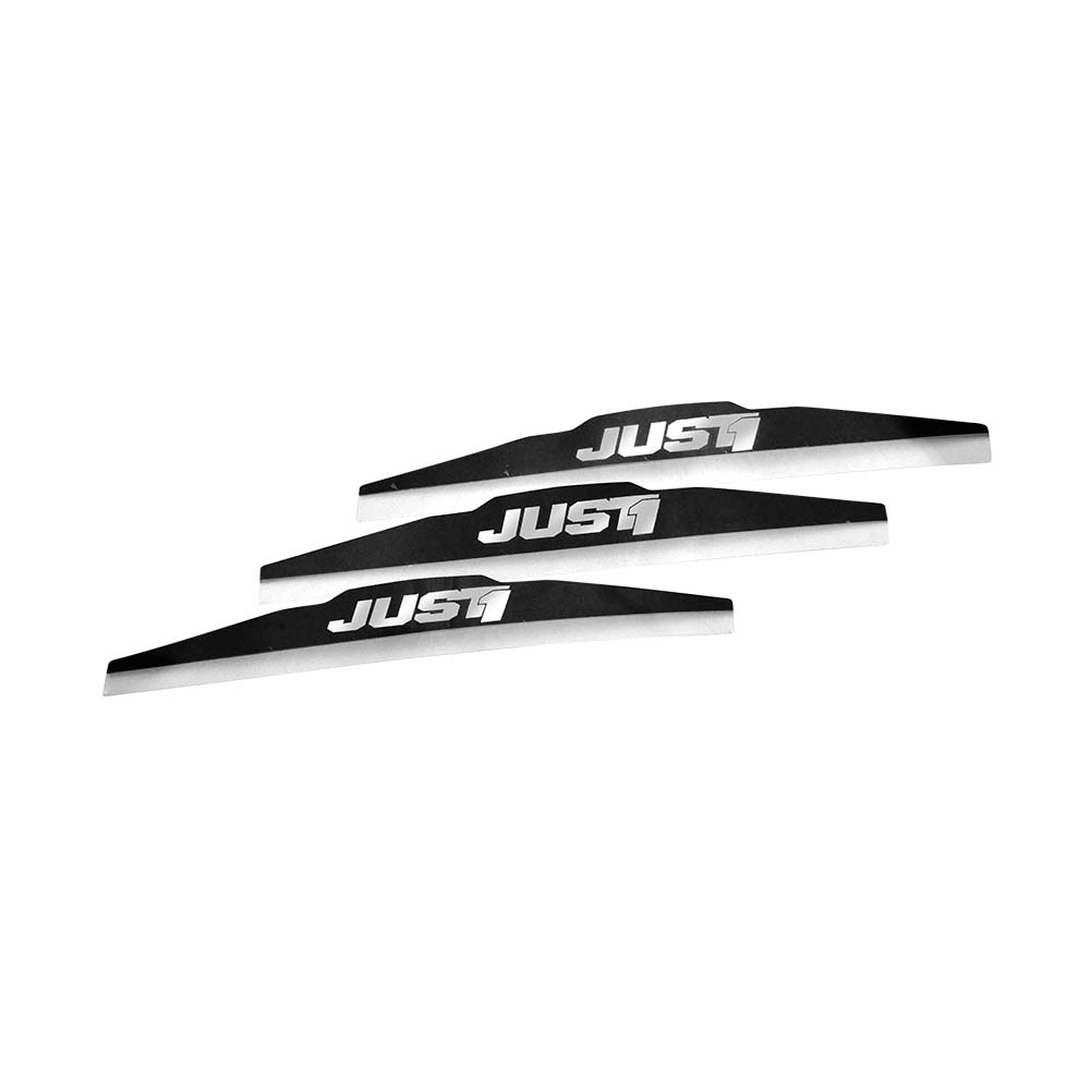 Just1 Roll Off Mudvisor 3 Packs Black