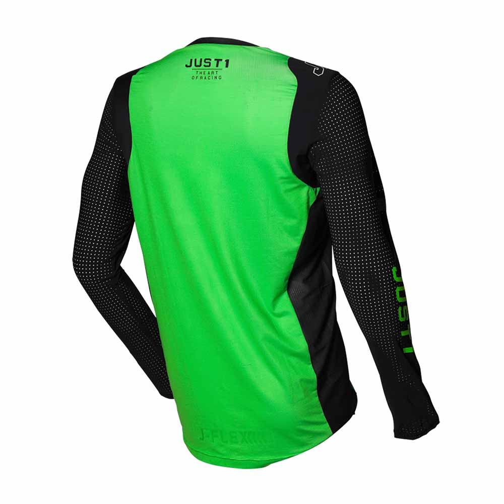 J-Flex Youth Jersey Aria Black / Fluo Green
