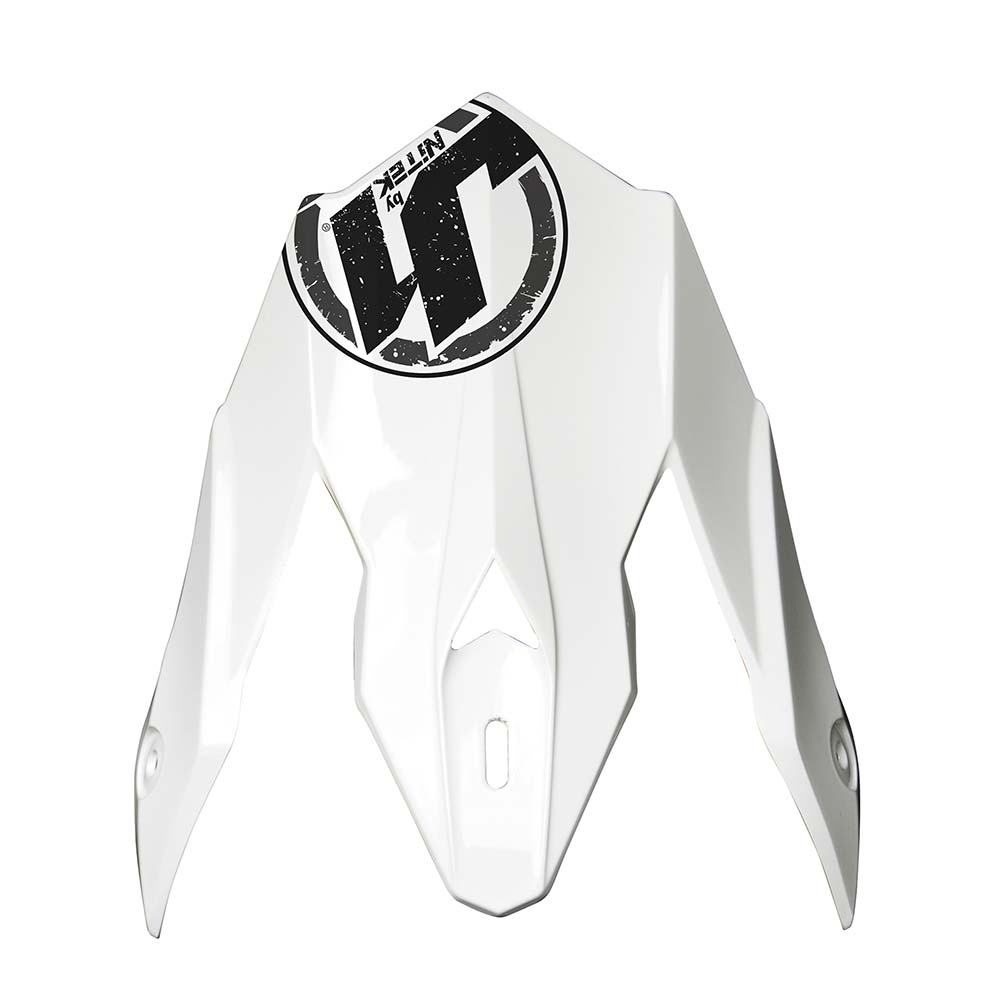 J32 Youth Visor Peak Gloss White