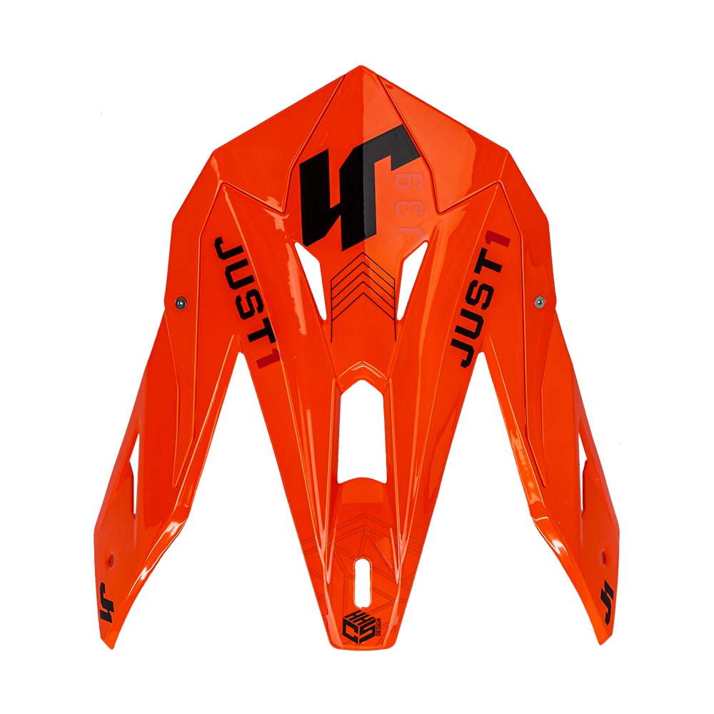 J39 Visor Peak Kinetic Camo Grey Orange