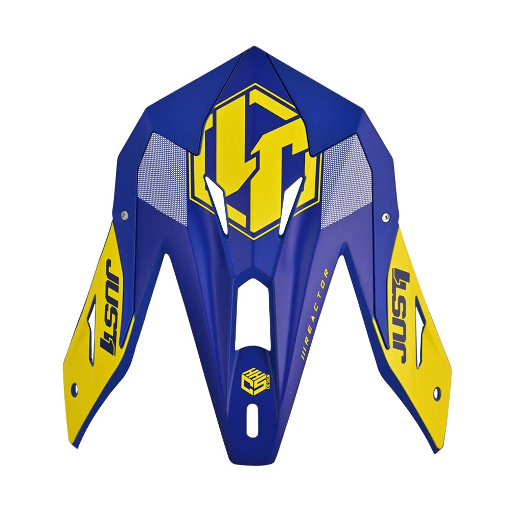 J39 Visor Peak Reactor Yellow Blue