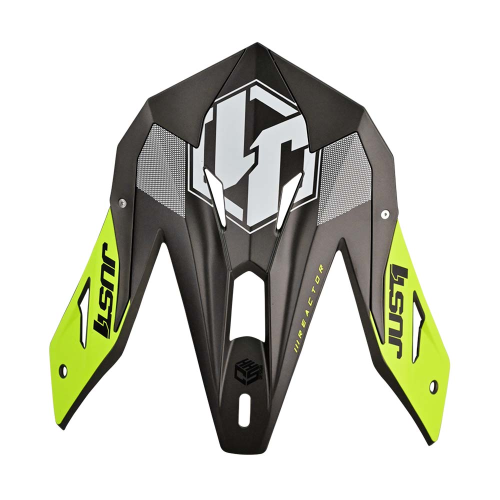 J39 Visor Peak Reactor Fluo Yellow Red Titanium