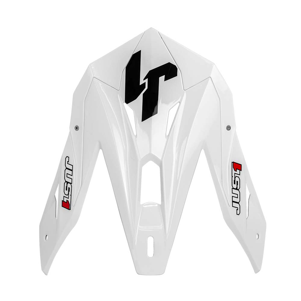 J39 Visor Peak Solid White