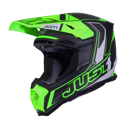 green hjc motocross helmets JUST1 J22 3K Carbon Fiber Off-Road MX Helmets / DOT & ECE Certified – Just1 Racing