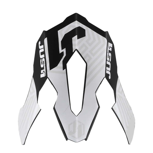 J12 Visor Peak Syncro Carbon White