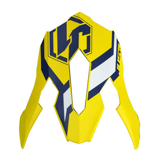 J12 Visor Peak Unit Blue / Yellow