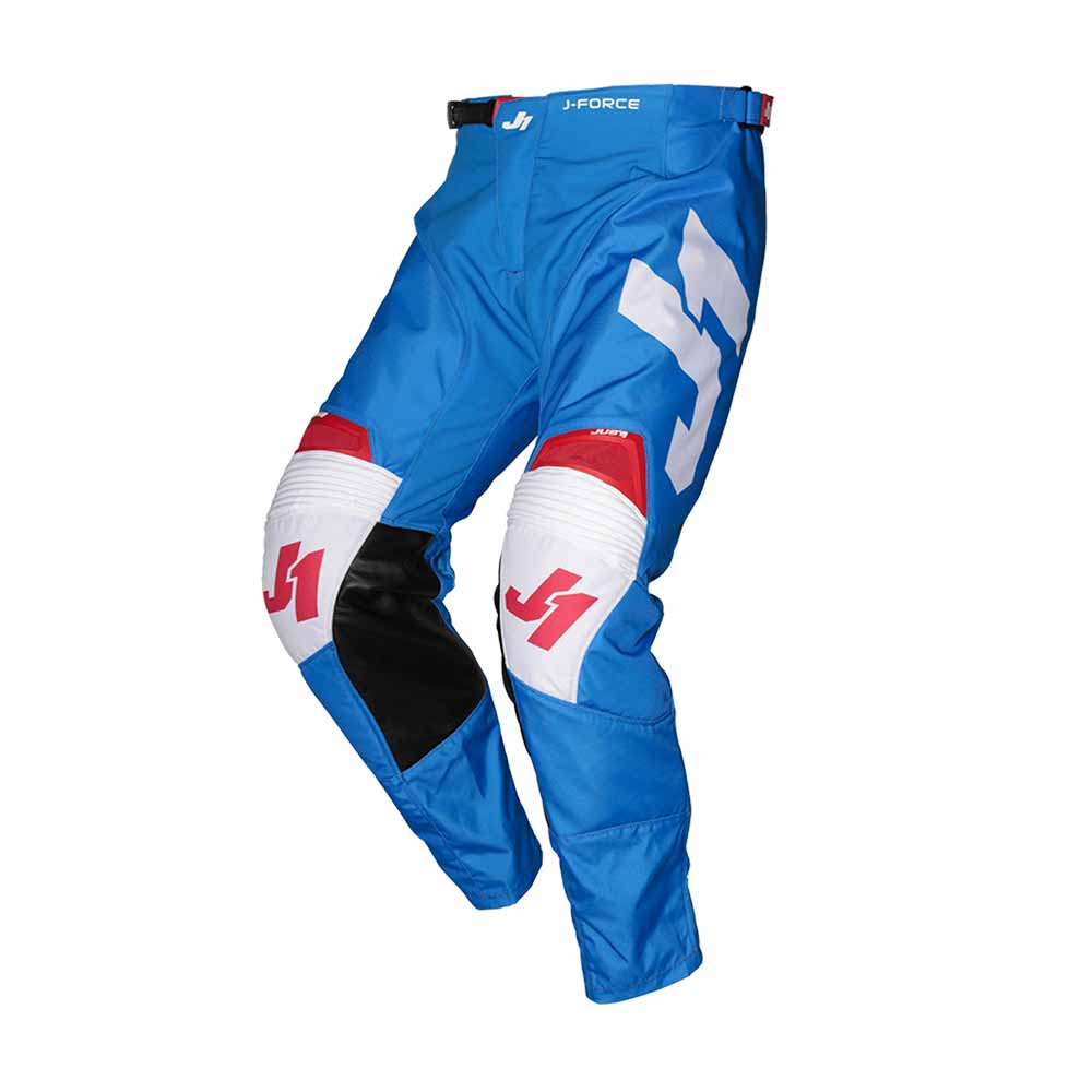 J-Force Pants Terra Blue / Red / White