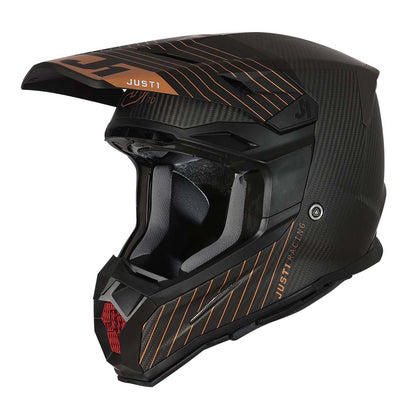 bronze motorcycle helmet JUST1 J22 3K Carbon Fiber Off-Road MX Helmets / DOT & ECE Certified – Just1 Racing