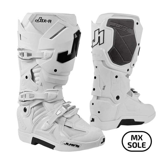 JBX-R Boots MX Sole Solid White